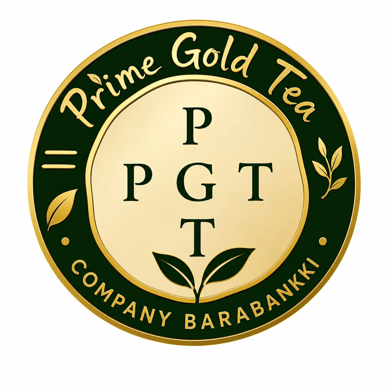 Prime Gold Tea Company emblem